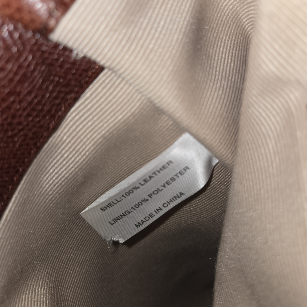 Talbots Brown Leather Purse / Tote Bag - Picture 12 of 12